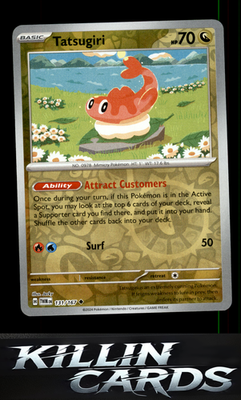 Reverse Holofoil Tatsugiri - 131/167 131/167 Pokemon Uncommon SV06: Twilight Mas