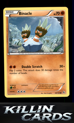 Binacle 48/106 Pokemon Common XY - Flashfire Card LP