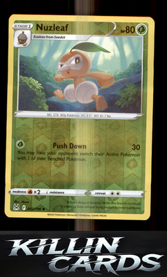 Nuzleaf 012/196 Pokemon Uncommon SWSH11: Lost Origin Card NM