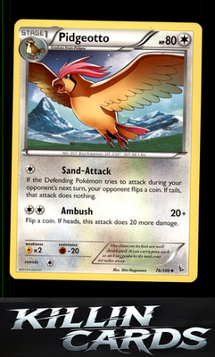 Pidgeotto 76/106 Pokemon Uncommon XY - Flashfire Card LP