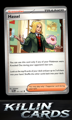 Hassel - 151/167 151/167 Pokemon Uncommon SV06: Twilight Masquerade Card NM
