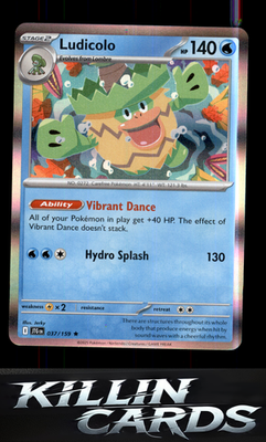 Ludicolo 037/159 Pokemon Rare SV09: Journey Together Card NM