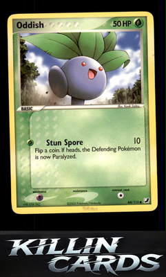 Oddish 64/115 Pokemon Common Unseen Forces Card NM