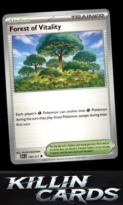 Forest of Vitality 188/217 Pokemon Uncommon ME: Ascended Heroes Card NM