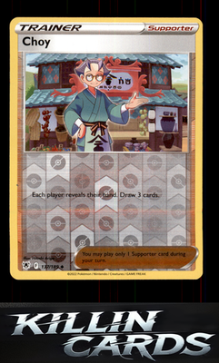 Reverse Holofoil Choy 137/189 Pokemon Uncommon SWSH10: Astral Radiance Card NM