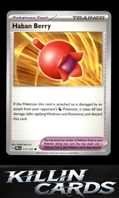 Haban Berry (Poke Ball Pattern) 111/131 Pokemon Common SV: Prismatic Evolutions