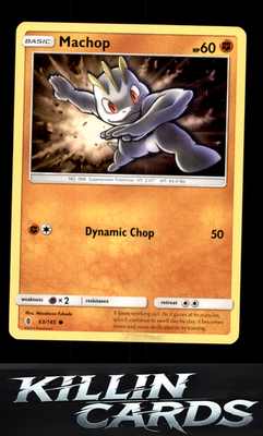 Machop (63) 63/145 Pokemon Common SM - Guardians Rising Card NM