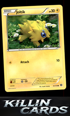 Joltik 41/114 Pokemon Common XY - Steam Siege Card NM