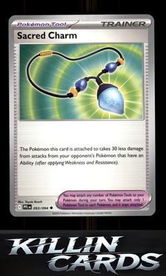 Sacred Charm - 093/094 093/094 Pokemon Uncommon ME02: Phantasmal Flames Card NM