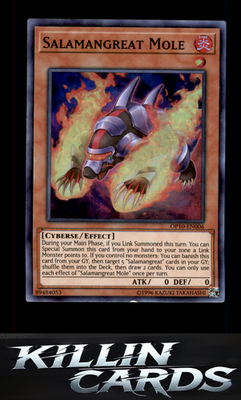 Salamangreat Mole OP10-EN006 YuGiOh Super Rare OTS Tournament Pack 10 Card NM