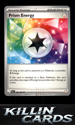 Prism Energy 086/086 Pokemon Uncommon SV: Black Bolt Card LP