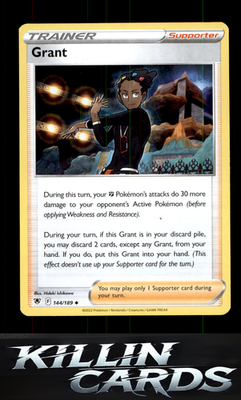 Grant 144/189 Pokemon Uncommon SWSH10: Astral Radiance Card NM