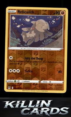 Reverse Holofoil Relicanth 101/196 Pokemon Uncommon SWSH11: Lost Origin Card NM