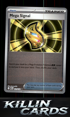 Reverse Holofoil Mega Signal - 121/132 121/132 Pokemon Uncommon ME01: Mega Evolu
