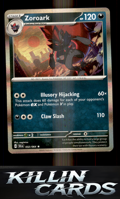 Zoroark 032/064 Pokemon Rare SV: Shrouded Fable Card NM