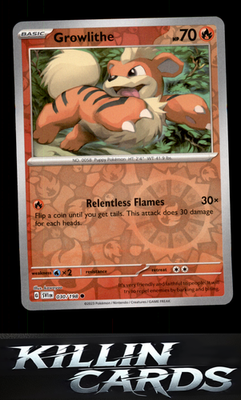 Reverse Holofoil Growlithe - 030/198 030/198 Pokemon Common SV01: Scarlet & Viol