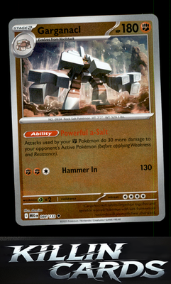 Reverse Holofoil Garganacl - 084/132 084/132 Pokemon Uncommon ME01: Mega Evoluti