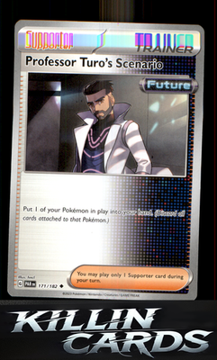 Professor Turo's Scenario 171/182 Pokemon Uncommon SV04: Paradox Rift Card NM