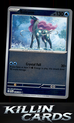 Reverse Holofoil Suicune 026/094 Pokemon Rare ME02: Phantasmal Flames Card NM