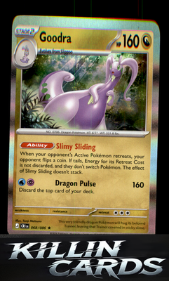 Goodra 068/086 Pokemon Rare ME04: Chaos Rising Card NM