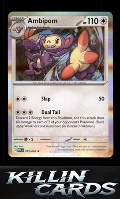 Ambipom - 079/094 079/094 Pokemon Rare ME02: Phantasmal Flames Card NM