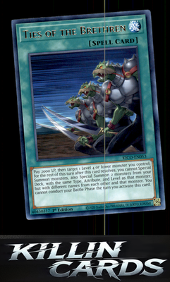 1st Edition Ties of the Brethren KICO-EN053 YuGiOh Rare King's Court Card NM