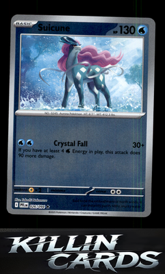 Reverse Holofoil Suicune 026/094 Pokemon Rare ME02: Phantasmal Flames Card NM
