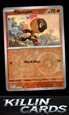 Reverse Holofoil Charcadet - 032/191 032/191 Pokemon Common SV08: Surging Sparks