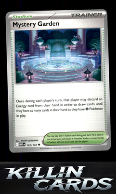 Mystery Garden - 122/132 122/132 Pokemon Uncommon ME01: Mega Evolution Card NM