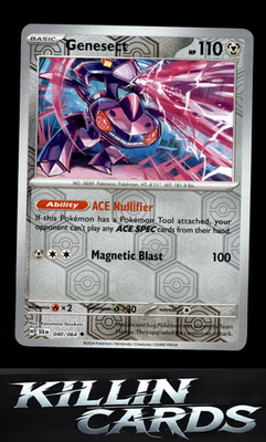 Reverse Holofoil Genesect 040/064 Pokemon Uncommon SV: Shrouded Fable Card NM