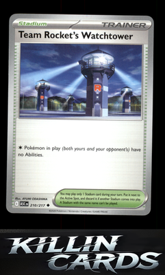 Team Rocket's Watchtower 210/217 Pokemon Uncommon ME: Ascended Heroes Card NM