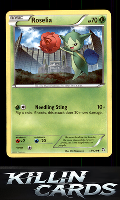 Roselia (13) 13/124 Pokemon Common Dragons Exalted Card NM