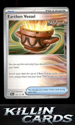 Earthen Vessel 106/131 Pokemon Uncommon SV: Prismatic Evolutions Card NM
