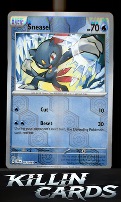 Reverse Holofoil Sneasel 013/064 Pokemon Common SV: Shrouded Fable Card NM