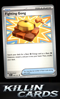 Fighting Gong 187/217 Pokemon Uncommon ME: Ascended Heroes Card NM