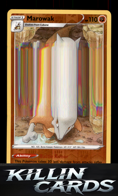 Reverse Holofoil Marowak 105/165 Pokemon Rare SV: Scarlet & Violet 151 Card NM