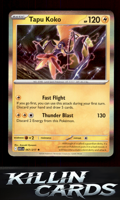 Tapu Koko 067/217 Pokemon Rare ME: Ascended Heroes Card NM