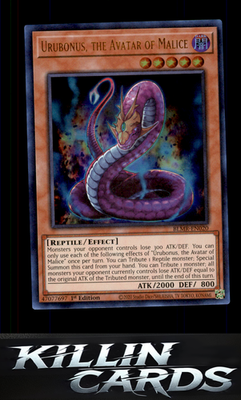 1st Edition Urubonus, the Avatar of Malice BLMR-EN020 YuGiOh Ultra Rare Battles
