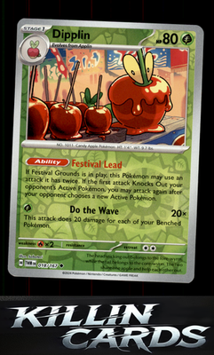 Reverse Holofoil Dipplin - 018/167 018/167 Pokemon Uncommon SV06: Twilight Masqu