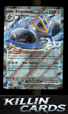 Empoleon ex - 070/094 070/094 Pokemon Double Rare ME02: Phantasmal Flames Card N