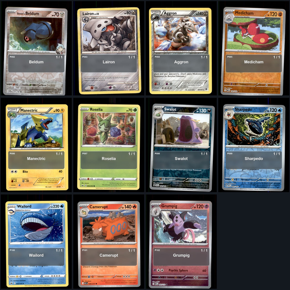 Pokemon TCG Generation 3 Pokemon Pokedex Set 132 Cards Collection