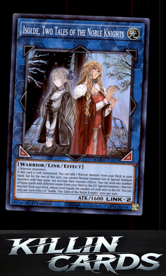 1st Edition Isolde, Two Tales of the Noble Knights AMDE-EN052 YuGiOh Super Rare