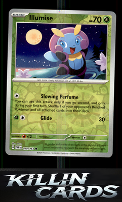 Reverse Holofoil Illumise 010/167 Pokemon Common SV06: Twilight Masquerade Card