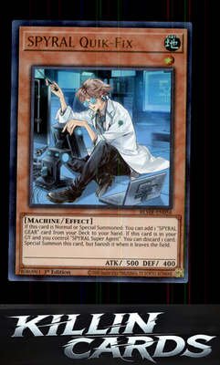 1st Edition SPYRAL Quik-Fix BLMR-EN056 YuGiOh Ultra Rare Battles of Legend: Mons