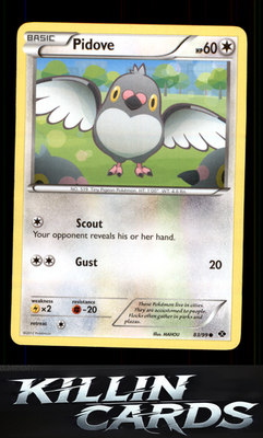 Pidove 83/99 Pokemon Common Next Destinies Card LP