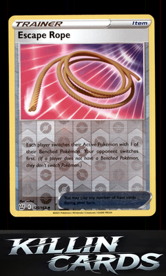 Reverse Holofoil Escape Rope 125/163 Pokemon Uncommon SWSH05: Battle Styles Card