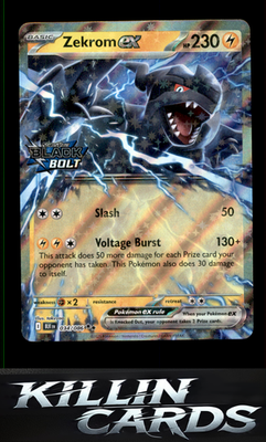 Zekrom ex (Black Bolt Stamped) 034/086 Pokemon Double Rare Miscellaneous Cards &