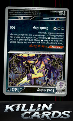 Reverse Holofoil Toxtricity - 068/094 068/094 Pokemon Rare ME02: Phantasmal Flam