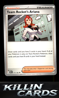 Team Rocket's Ariana - 171/182 171/182 Pokemon Uncommon SV10: Destined Rivals Ca