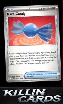 Rare Candy - 125/132 125/132 Pokemon Common ME01: Mega Evolution Card NM